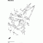 Схема узла: Рама для Suzuki RM-Z450