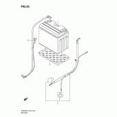 Схема вузла: Акумулятори (Sv650sal2 e24) для Suzuki SV650