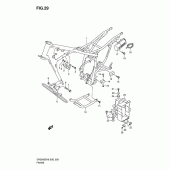 Схема узла: Рама для Suzuki DR200 DR200SE