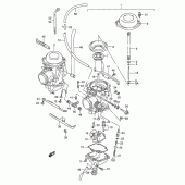 Схема узла: Карбюратор (Model p/r/s/t) для Suzuki DR800