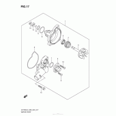 Схема вузла: Водяний насос Suzuki VZ1500 Boulevard M90