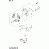Схема узла: Задний фонарь (Стоп-сигнал) (Dr-Z400Sl3 E03) для Suzuki DR-Z400 DR-Z400S