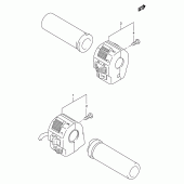 Схема вузла: Пульт керування рульовим для Suzuki LS650 Savage