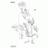 Схема вузла: Спідометр (Model k7) для Suzuki RV125