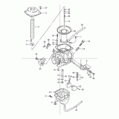 Схема узла: Карбюратор для Suzuki TU125