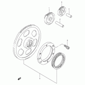 Схема вузла: Привід стартера Suzuki VX800 VX800