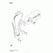 Схема узла: Цепь ГРМ & Натяжитель & Успокоитель для Suzuki RM-Z450