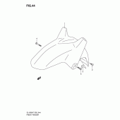 Схема узла: Переднее крыло для Suzuki DL1000 V-Strom