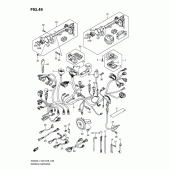 Схема вузла: Електропроводка (An400zal1 e33) для Suzuki AN400 Burgman (EU analogue of SkyWave)