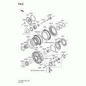 Схема узла: Сцепление для Suzuki VZ1600 Marauder