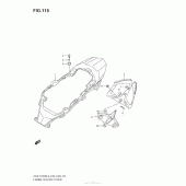 Схема вузла: Центральна панель (Gsx-R1000L3 E28) для Suzuki GSX-R1000
