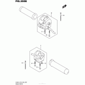 Схема вузла: Пульт керування рульовим (Vl800Tl5 E33) для Suzuki VL800 Boulevard C50T