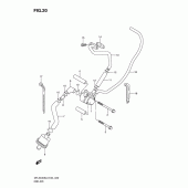 Схема узла: Система индукции воздуха для Suzuki DR-Z400 DR-Z400S