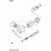 Схема вузла: Вторинна передача для Suzuki VZR1800 Boulevard M109R BOSS