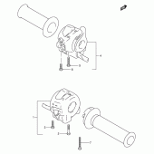 Схема узла: Пульт управления рулевой для Suzuki TL1000