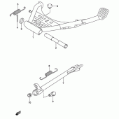 Схема вузла: Підставка для Suzuki UH150 Burgman