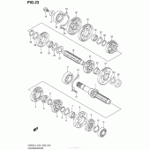 Схема узла: Трансмиссия для Suzuki VZ800 Boulevard M50