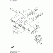 Схема вузла: Задній важіль (Маятник) для Suzuki RM-Z450