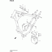 Схема вузла: Рама для Suzuki LS650 Boulevard S40