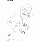 Схема вузла: Сидіння для Suzuki GSX-R750