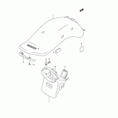 Схема вузла: Заднє крило Suzuki VZ800 Marauder