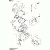 Схема вузла: Speedometer (Vl800Bl4 E03) для Suzuki VL800 Boulevard C50 BOSS