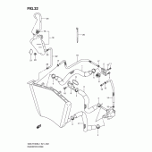 Схема узла: Патрубок системы охлаждения для Suzuki GSX-R1000