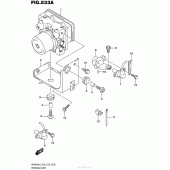 Схема вузла: Блок ABS для Suzuki AN400 Burgman (EU analogue of SkyWave)