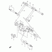 Схема вузла: Важіль прогресії для Suzuki DR350