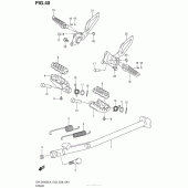 Схема вузла: Підставка для Suzuki DR-Z400 DR-Z400S
