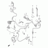 Схема вузла: Електропроводка для Suzuki DR250