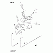 Схема узла: Руль & Тросики для Suzuki UH125 Burgman