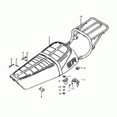 Схема узла: Сиденье для Suzuki TS125