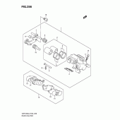 Схема узла: Задний тормозной суппорт для Suzuki VZR1800 Intruder M1800R/ Boulevard M109R