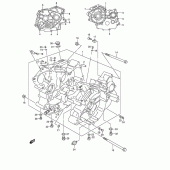 Схема узла: Картер двигателя для Suzuki VZ800 Marauder