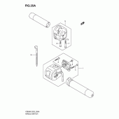 Схема вузла: Пульт керування рульовим (Model k7/k8) для Suzuki VZ800 Intruder M800/ Boulevard M50