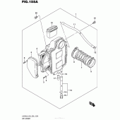 Схема вузла: Повітряний фільтр Suzuki LS650 Boulevard S40