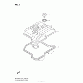 Схема узла: Клапанная крышка для Suzuki RM-Z450
