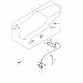 Схема вузла: Сидіння для Suzuki GSF1200 Bandit S