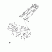 Схема вузла: Рама для Suzuki GSX-R1000