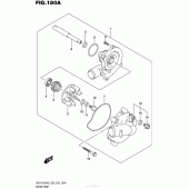 Схема вузла: Водяний насос Suzuki GSX-R1000