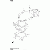 Схема узла: Цилиндр для Suzuki DR-Z400 DR-Z400S