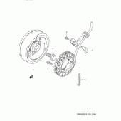 Схема вузла: Статор & Ротор (Model r/s) для Suzuki DR650 DR650SE