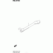 Схема вузла: Підніжка (Опція) для Suzuki AN650 Burgman (EU analogue of SkyWave)