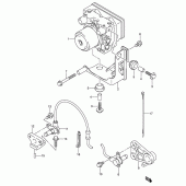Схема вузла: Блок ABS для Suzuki AN650 Burgman (EU analogue of SkyWave)