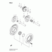 Схема вузла: Привід стартера для Suzuki RMX450