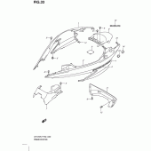 Схема вузла: Бічні панелі (Model k7) для Suzuki UH125 Burgman
