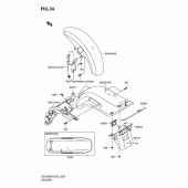 Схема узла: Крыло для Suzuki VZ1600 Marauder