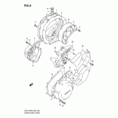 Схема вузла: Кришки картера для Suzuki GSX1400