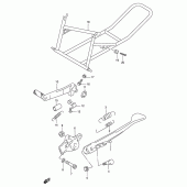 Схема вузла: Підставка для Suzuki GSX-R1100